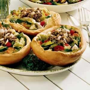 Salad in a Bread Bowl