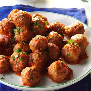 Slow-Cooked Italian Meatballs
