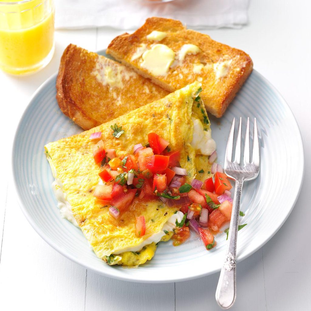 Cream Cheese & Chive Omelet