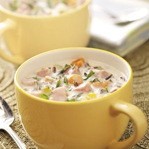 Wild Rice and Ham Chowder