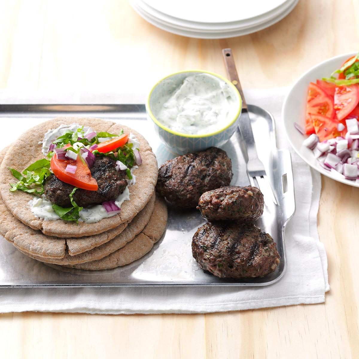 Mediterranean Meatball Sandwiches