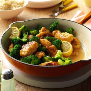 My Mother’s Lemony Chicken with Broccoli