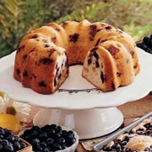 Blueberry-Peach Pound Cake