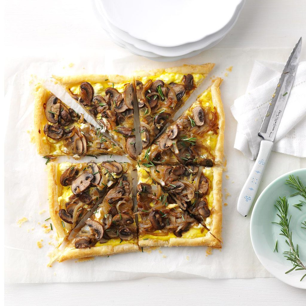 Portobello & Onion Tart