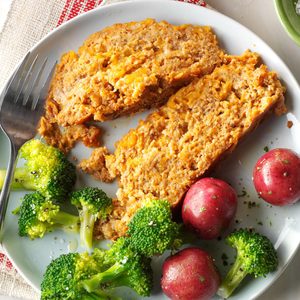 Cheesy Turkey Meat Loaf