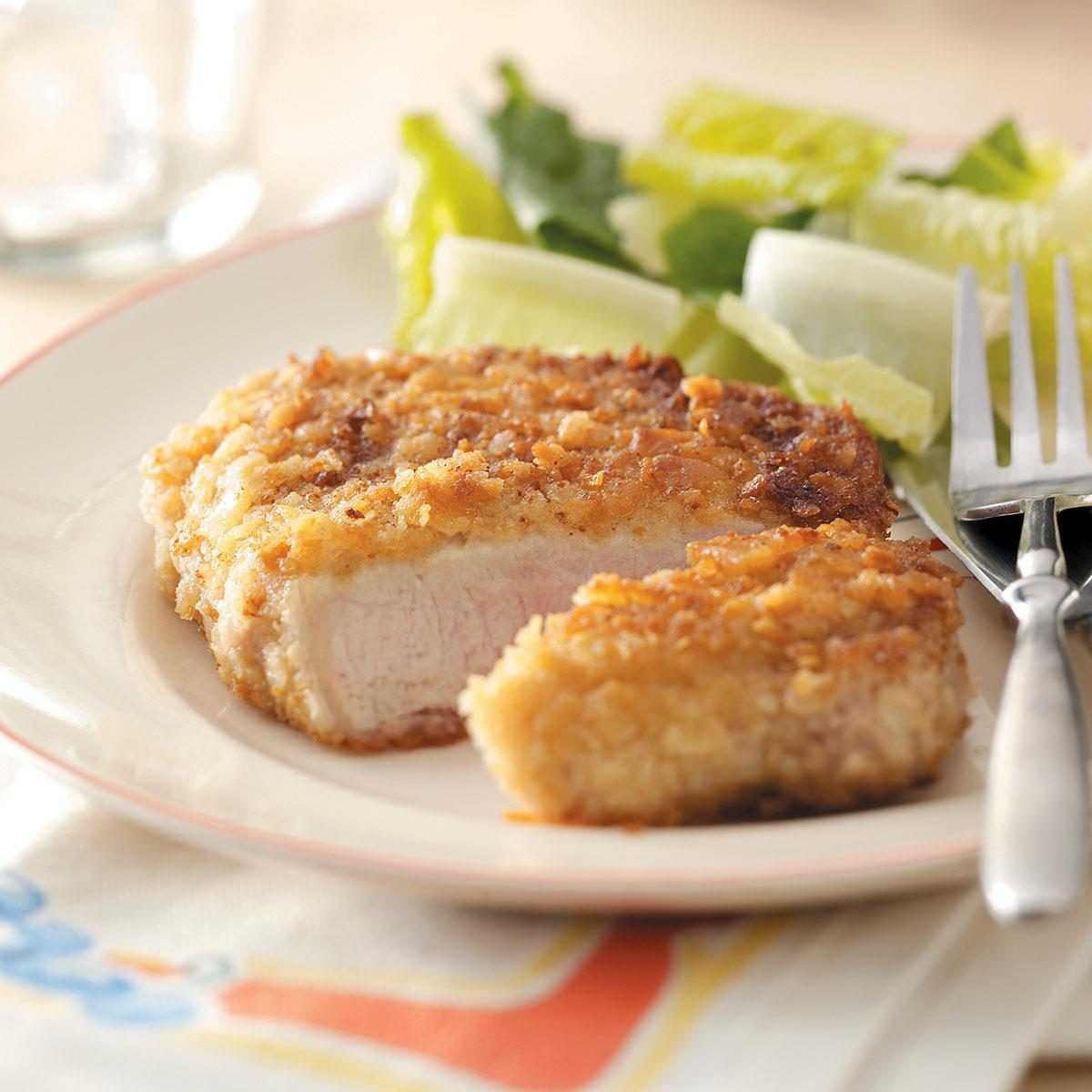 Breaded Pork Chops Recipe | Taste of Home