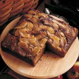 Upside-Down Apple Gingerbread