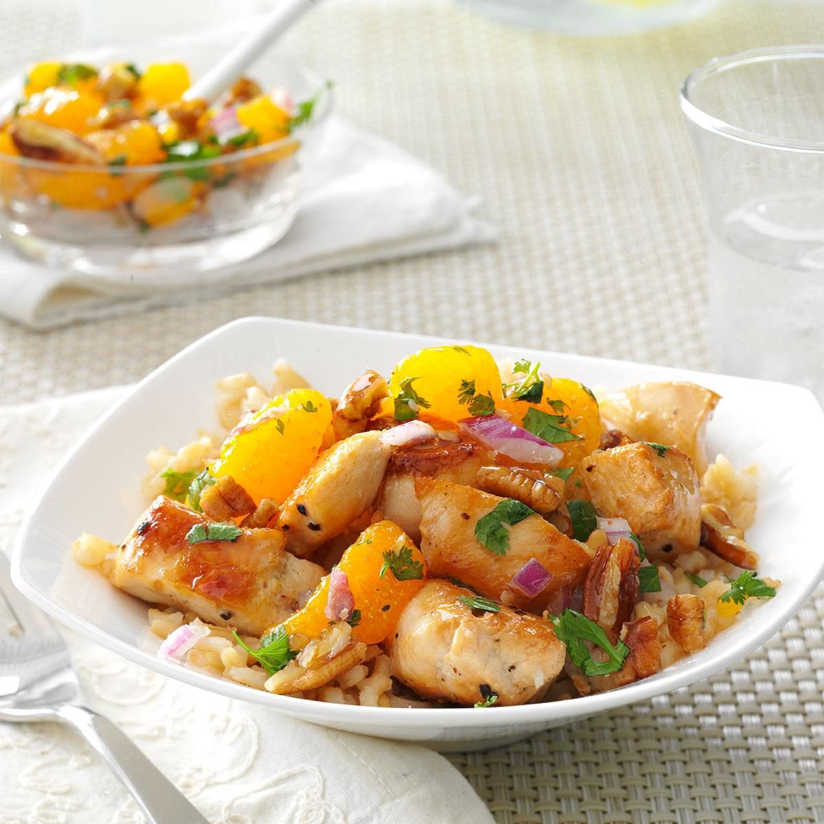 Chicken with Mandarin Salsa