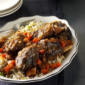 Gingered Short Ribs with Green Rice