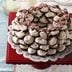 Chocolate-Candy Cane Meringue Wreath