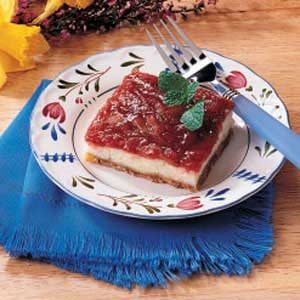 Rhubarb Cheesecake Dessert