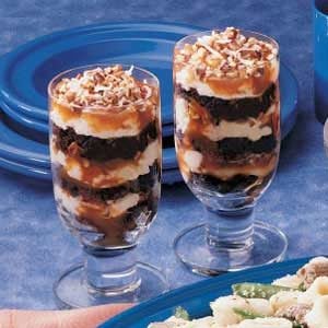 Brownie Caramel Parfaits