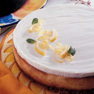 Rich Luscious Lemon Cheesecake