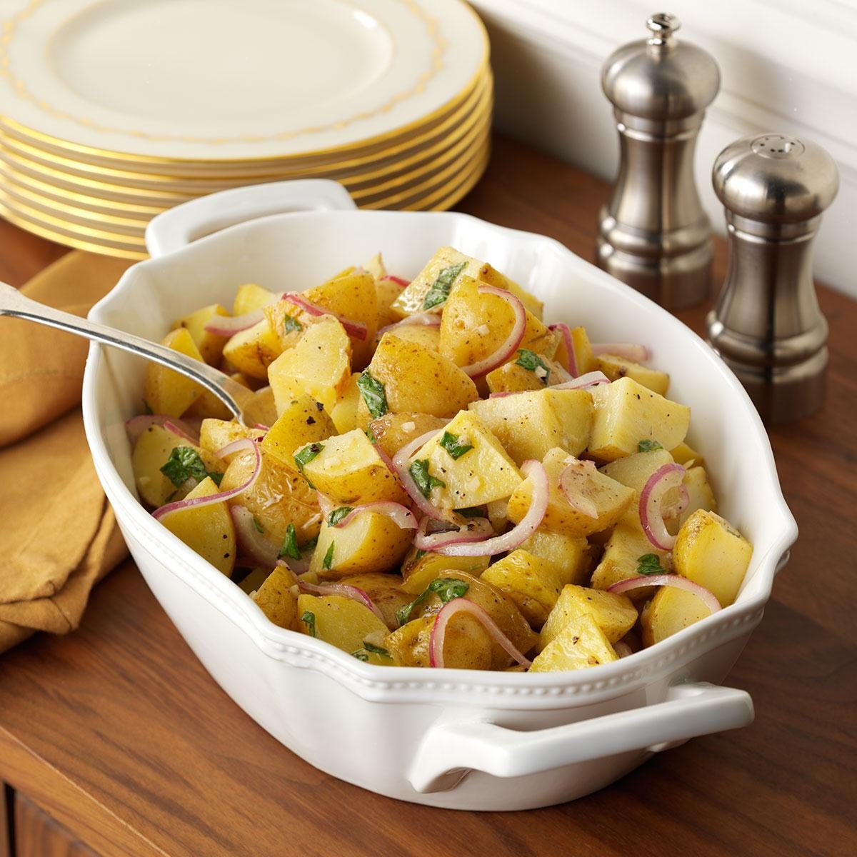 Lemon-Basil Roasted Potatoes