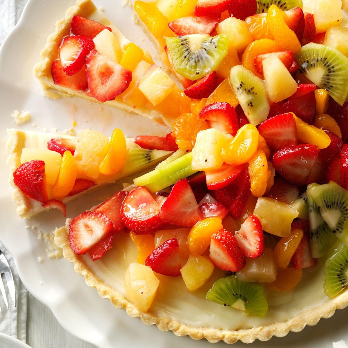 Delaware: White Chocolate Fruit Tart