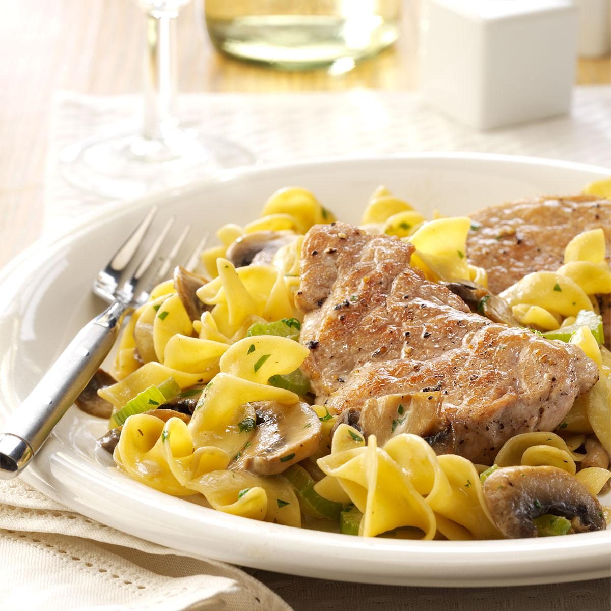 Pork Scallopini with Mushrooms