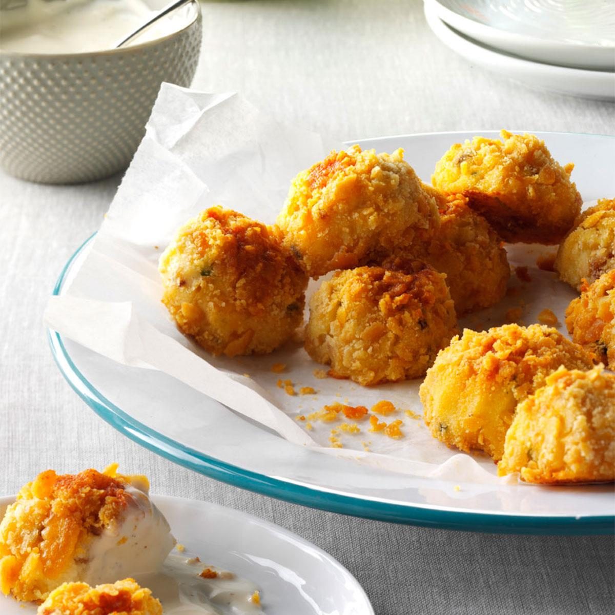 Bacon-Cheddar Potato Croquettes