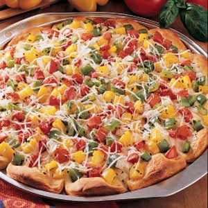 Pepper-Topped Pizza