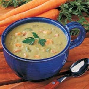 Creamy Split Pea Soup Recipe 