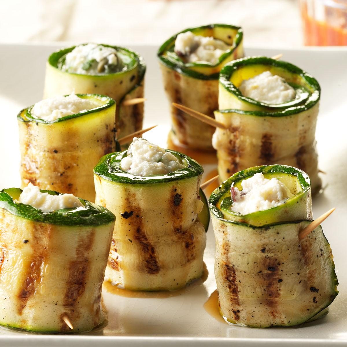 Zucchini & Cheese Roulades