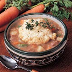 Beef Stew with Herb Dumplings