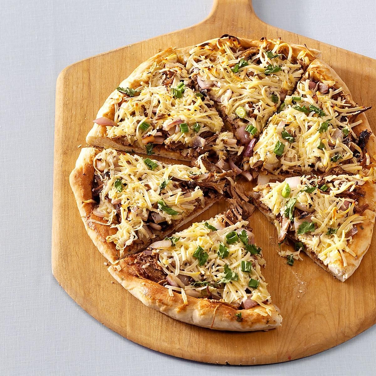 BBQ Brisket Flatbread Pizzas