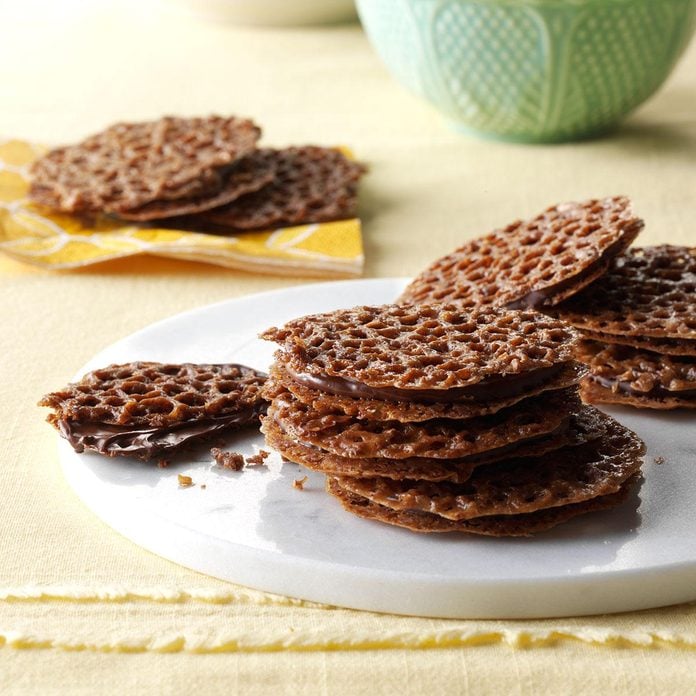 Chocolate Lace Cookies