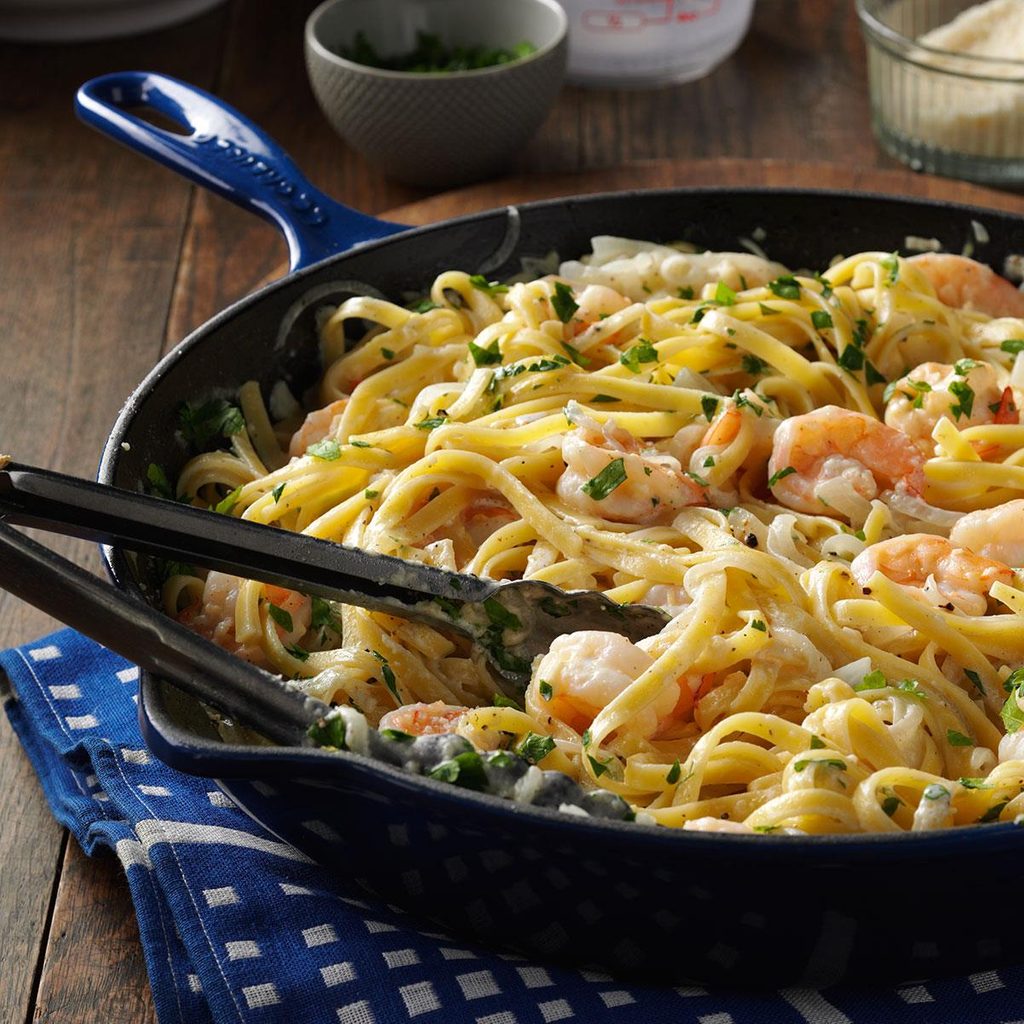 Shrimp Alfredo Fettuccine