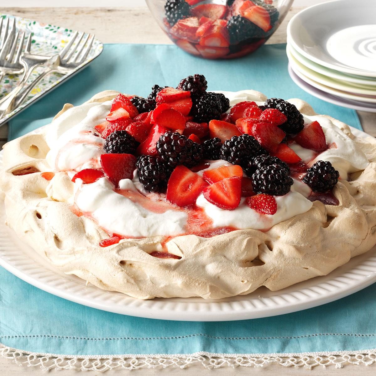 Inspired by Jane's Red, White and Blue Pavlova