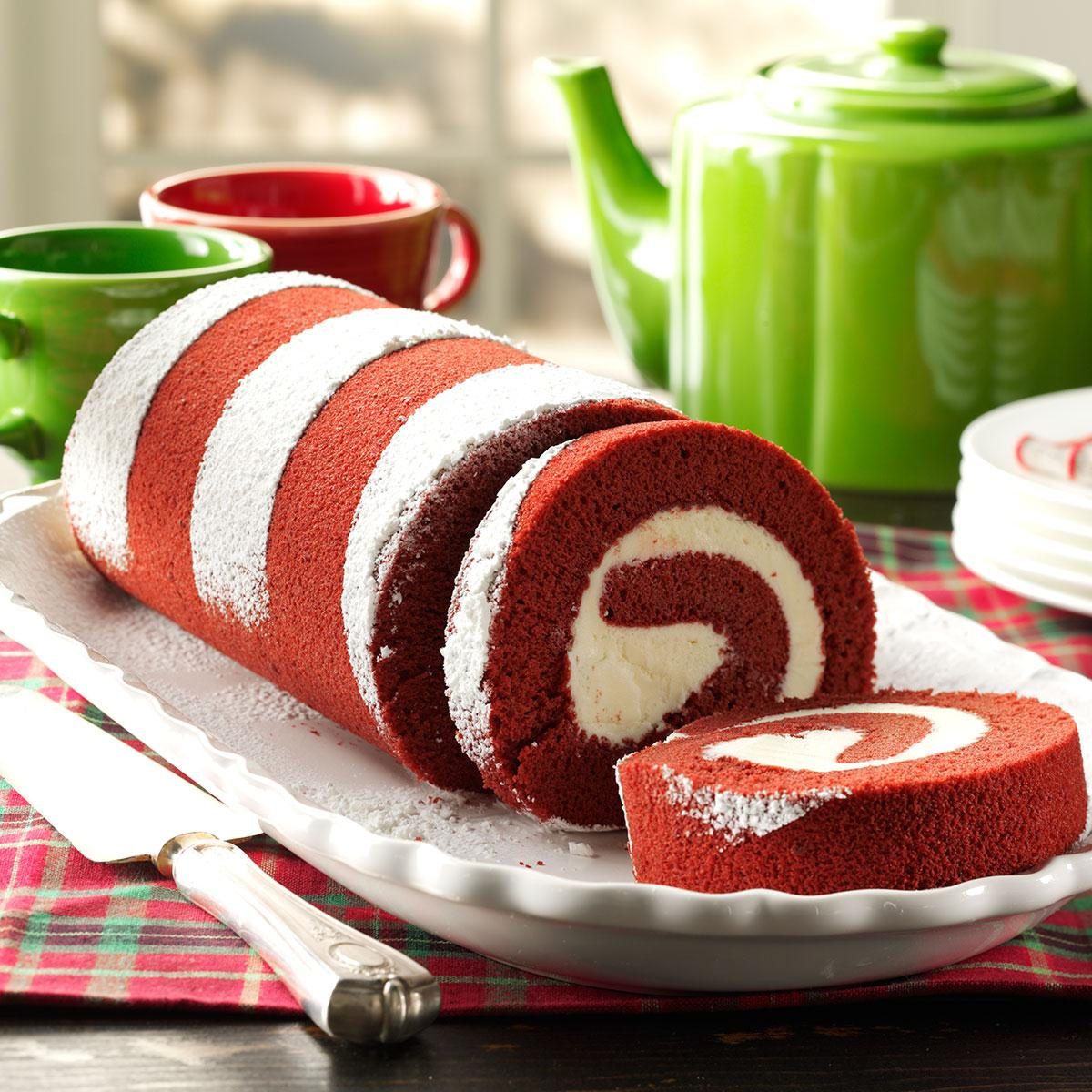 Red Velvet Cake Roll