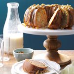 Caramel Apple Coffee Cake with Walnuts