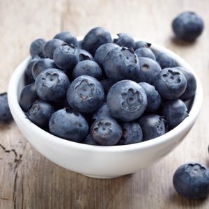 fresh blueberries