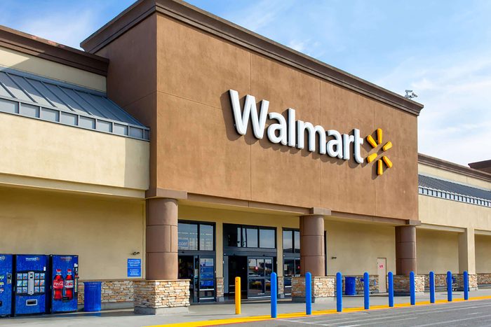 SALINAS, CA/USA - APRIL 8, 2014: Walmart store exterior. Walmart is an American multinational corporation that runs large discount stores and is the world's largest public corporation.; Shutterstock ID 186861932