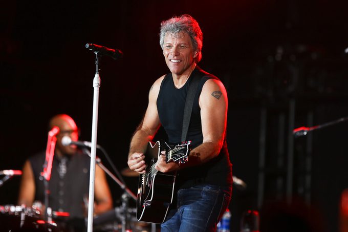 ENDICOTT, NY-Aug 18: Jon Bon Jovi performs in concert at En-Joie Golf Course on August 18, 2017 in Endicott, New York.