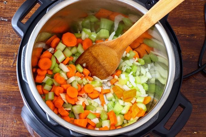 Minestrone Soup made in Instant Pot Pressure Cooker; Shutterstock ID 774916423; Job: Taste of Home