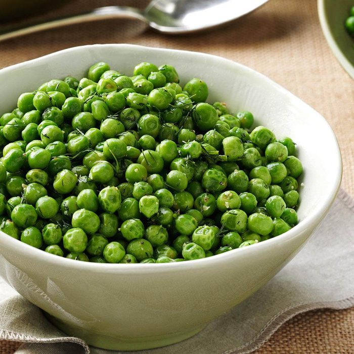Dill chive peas