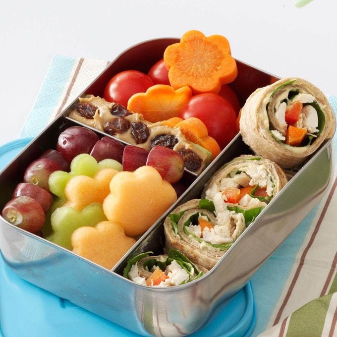 Easy School Lunch Ideas-Lunch box wrap