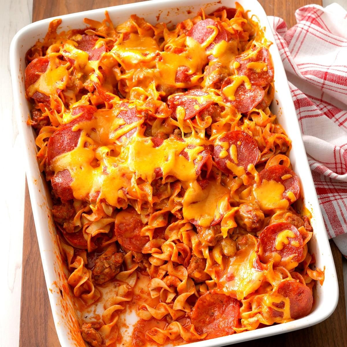 Pizza Lover’s Casserole