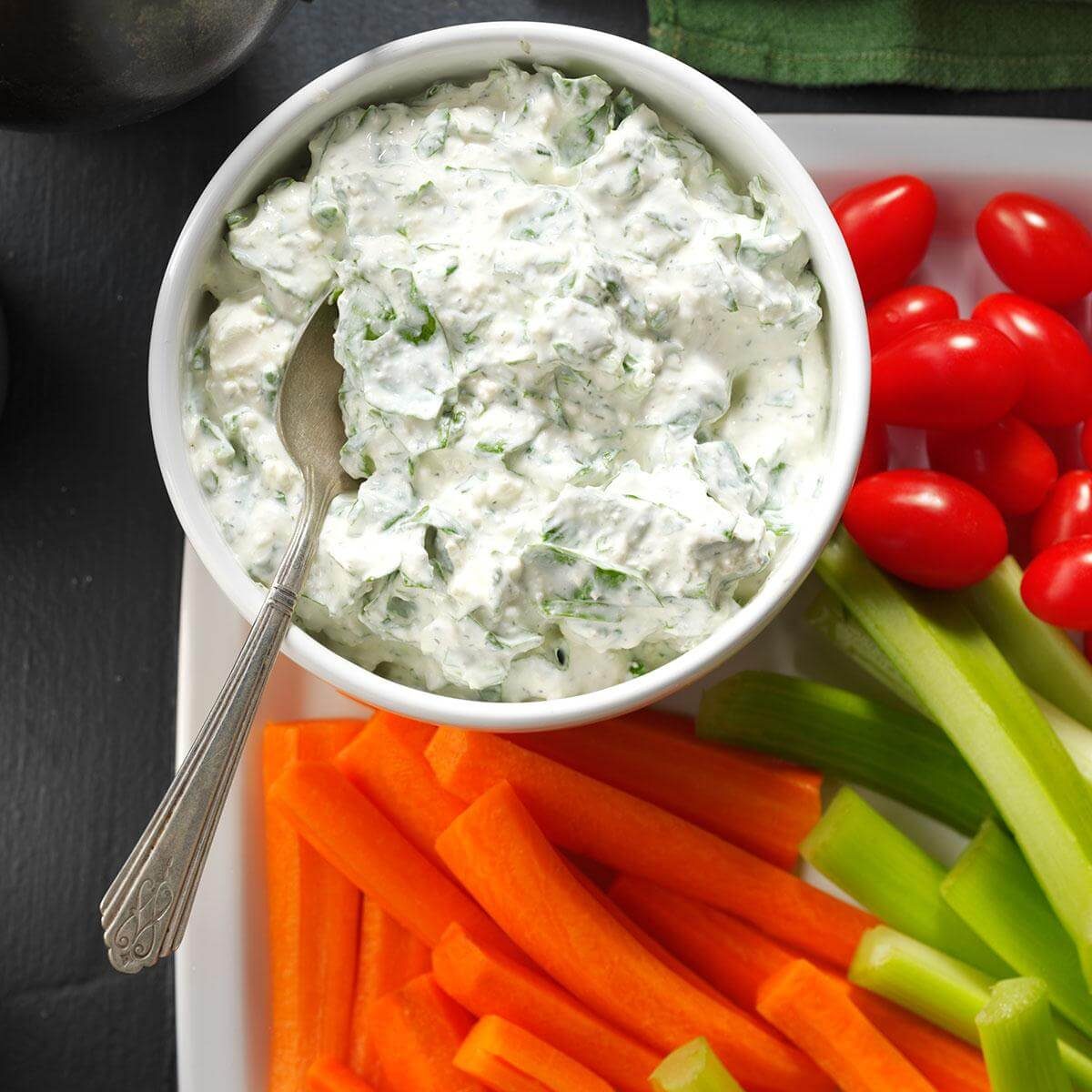 Creamy Feta-Spinach Dip Recipe | Taste of Home