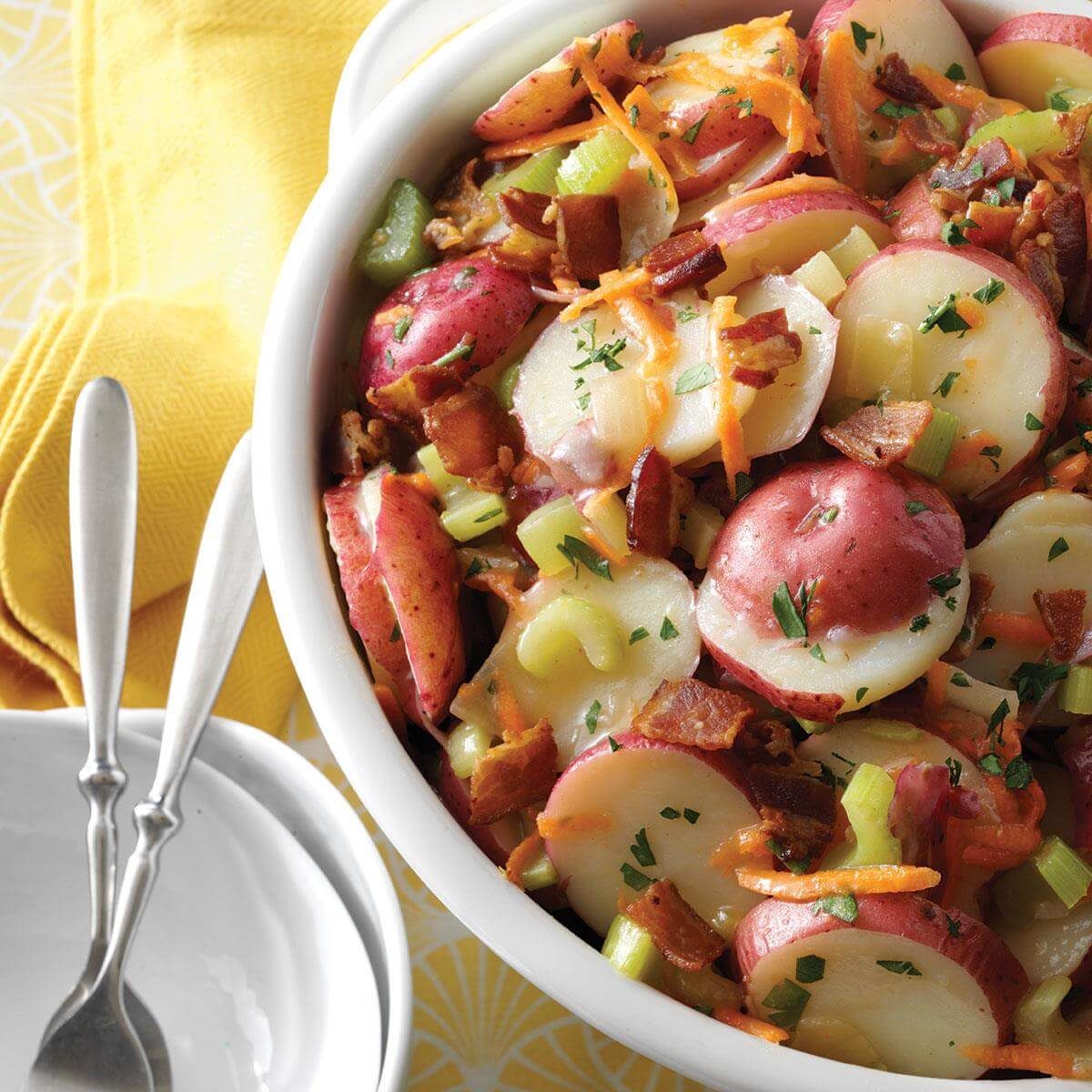 Deluxe German Potato Salad Recipe | Taste of Home