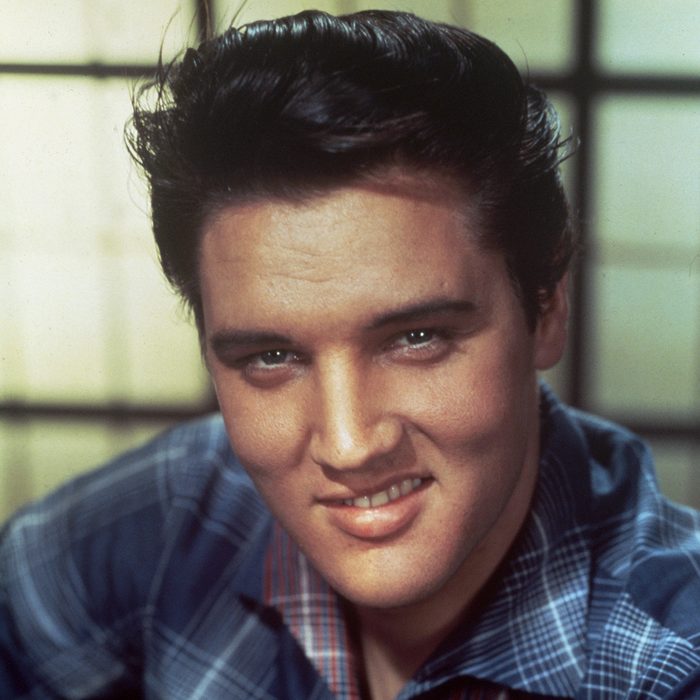 No Merchandising. Editorial Use Only Mandatory Credit: Photo by SNAP/REX/Shutterstock (390852dl) FILM STILLS OF 'JAILHOUSE ROCK' WITH 1957, ELVIS PRESLEY, SMILING, RICHARD THORPE, STUDIO, PORTRAIT, HEAD SHOT IN 1957 VARIOUS