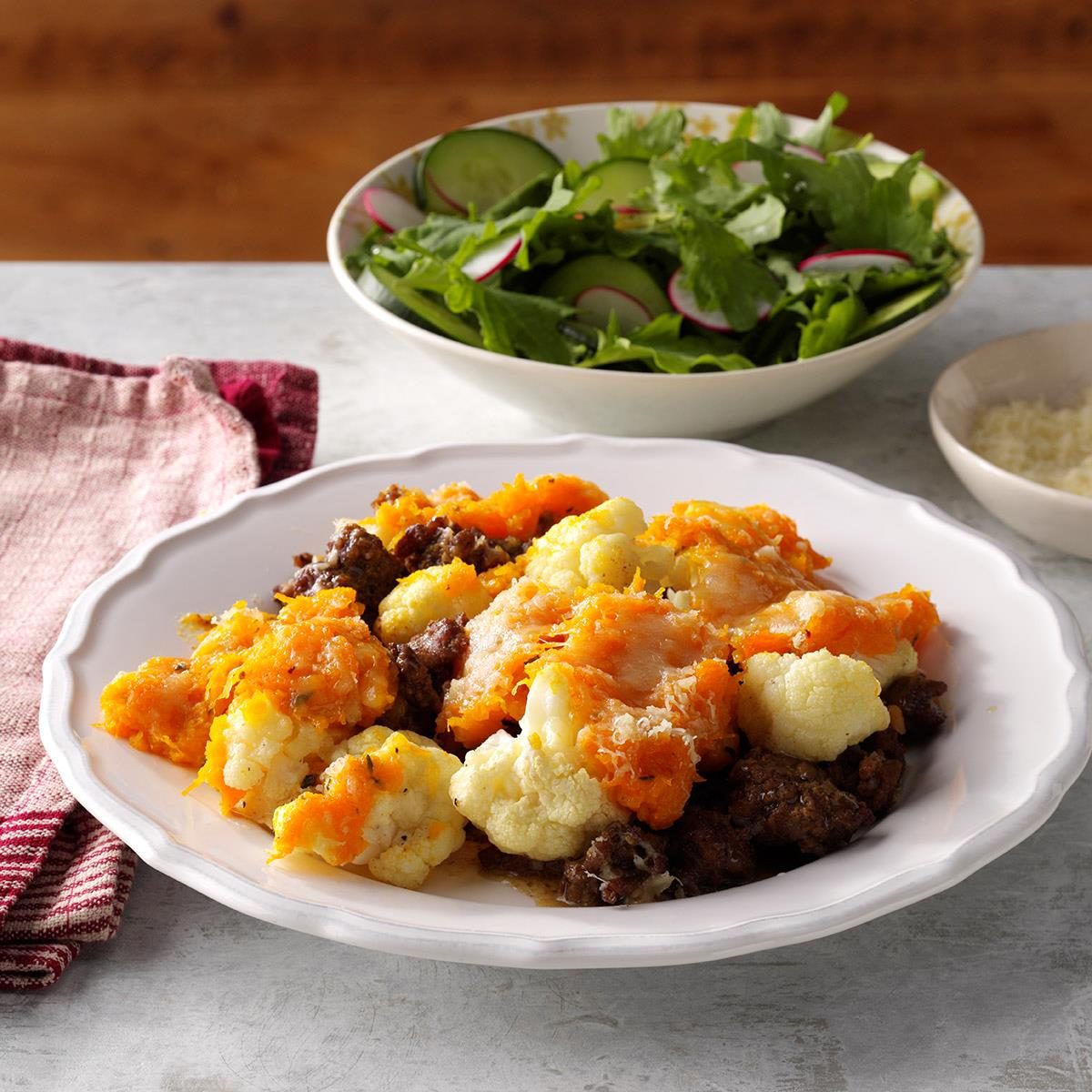 Butternut Squash, Cauliflower & Beef Shepherd's Pie Recipe | Taste of Home