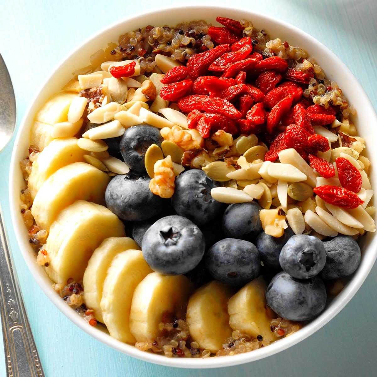 Loaded Quinoa Breakfast Bowl Recipe | Taste of Home