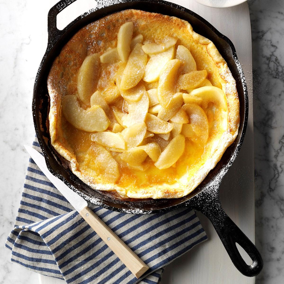 German Apple Pancake Recipe | Taste of Home