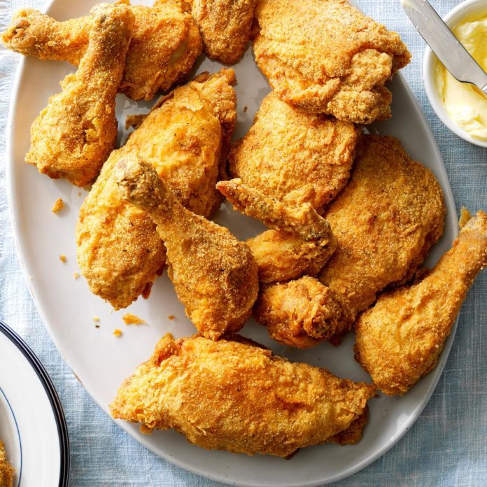 Potluck Fried Chicken Recipe | Taste of Home