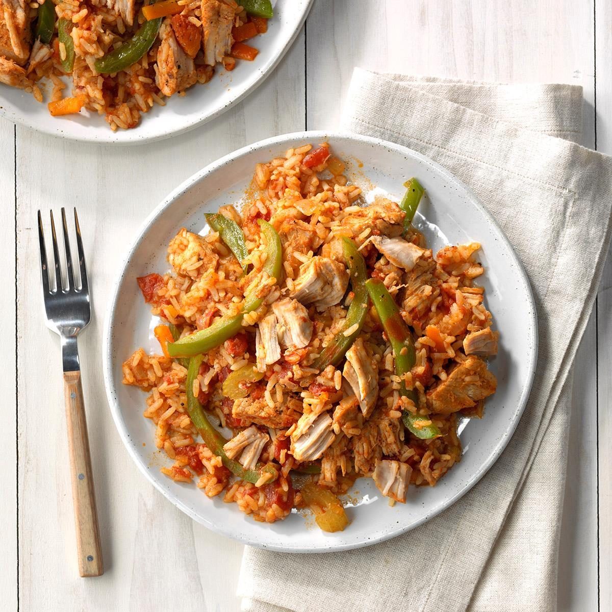 Pressure-Cooker Cajun Pork and Rice