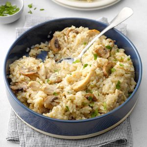 Pressure-Cooker Risotto with Chicken and Mushrooms
