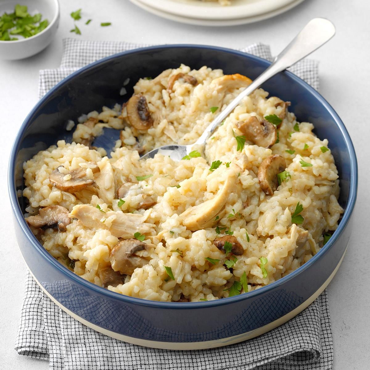 Day 2: Pressure-Cooker Risotto with Chicken and Mushrooms	