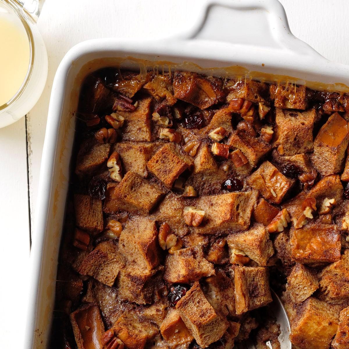 Cranberry Amaretto Bread Pudding