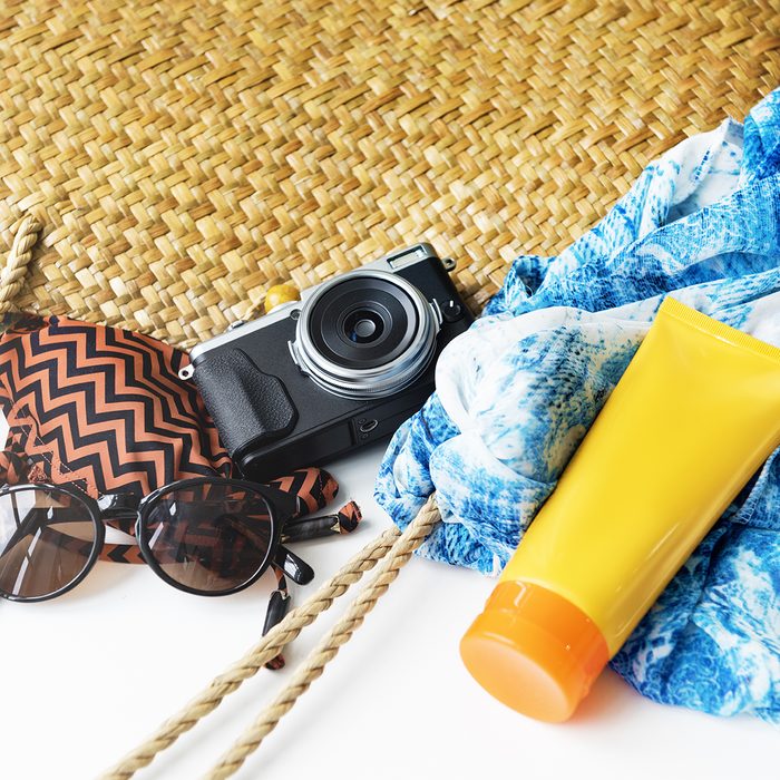Sunblock Sunglasses Summer Bag Beach 